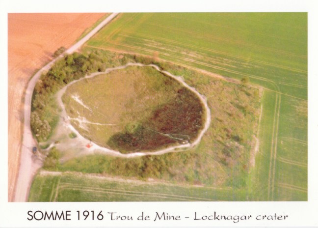 A modern postcard of Lochnagar