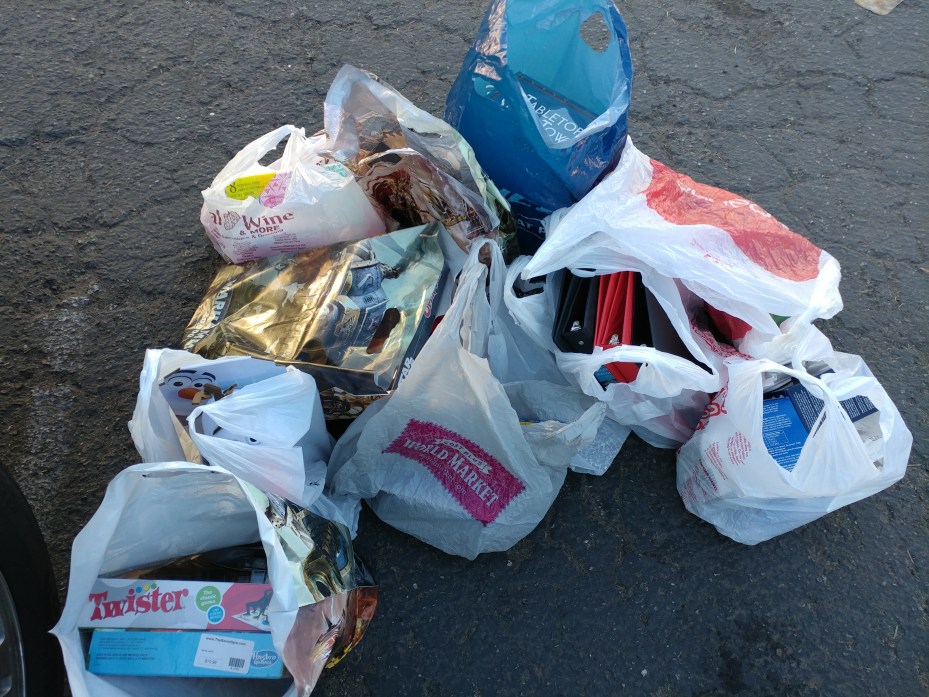 Items donated to the Toy Drive