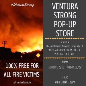 Ventura Strong Popup Store Flyer