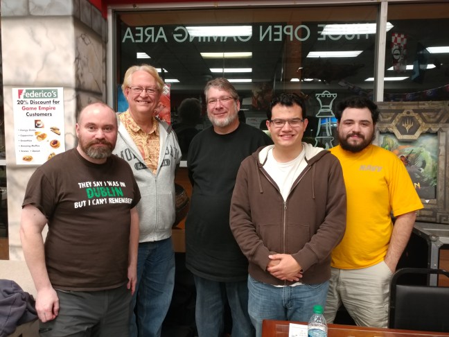 Myself, Greg, Karl, Luis, and James