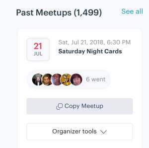 Ted hosted the 1499th meetup