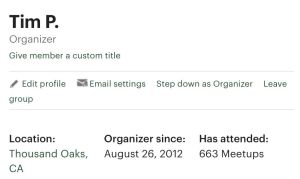 I have attended 663 of the 1500 meetups